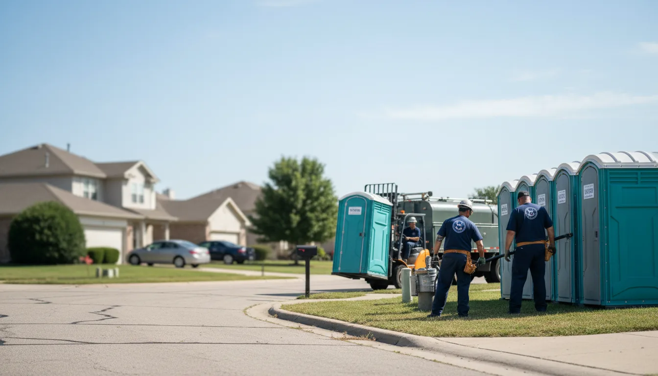 Porta Potty Rental in Sterling, KS near me